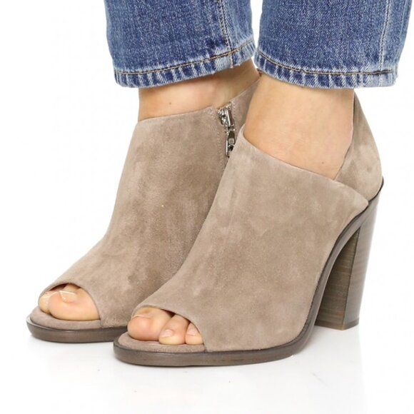 Rag & Bone Taupe Suede Shoes - Picture 4 of 12